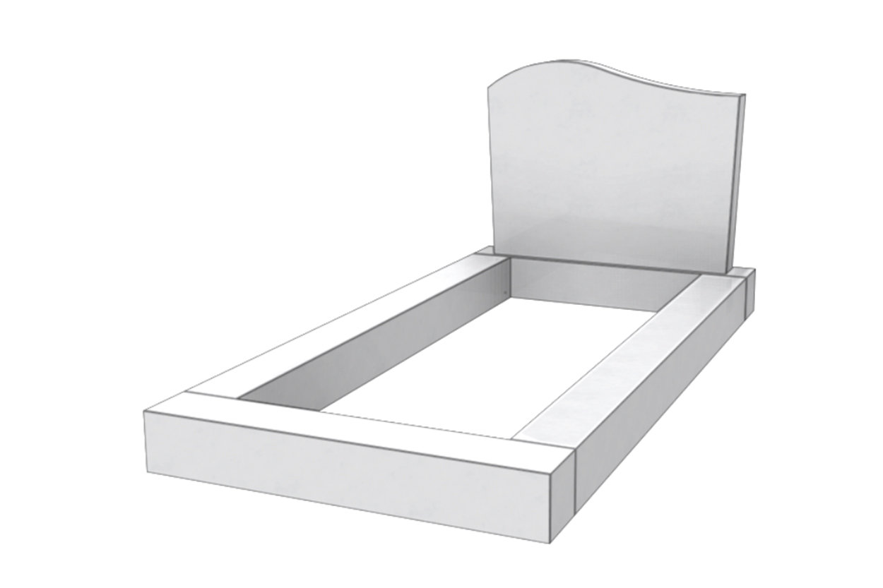 Monument avec jardinet